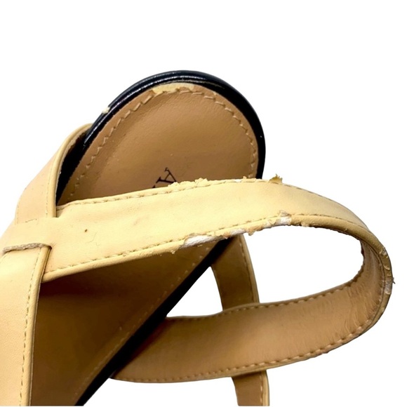 Alfani Black Strap Cork Wedge Heel - Picture 9 of 9